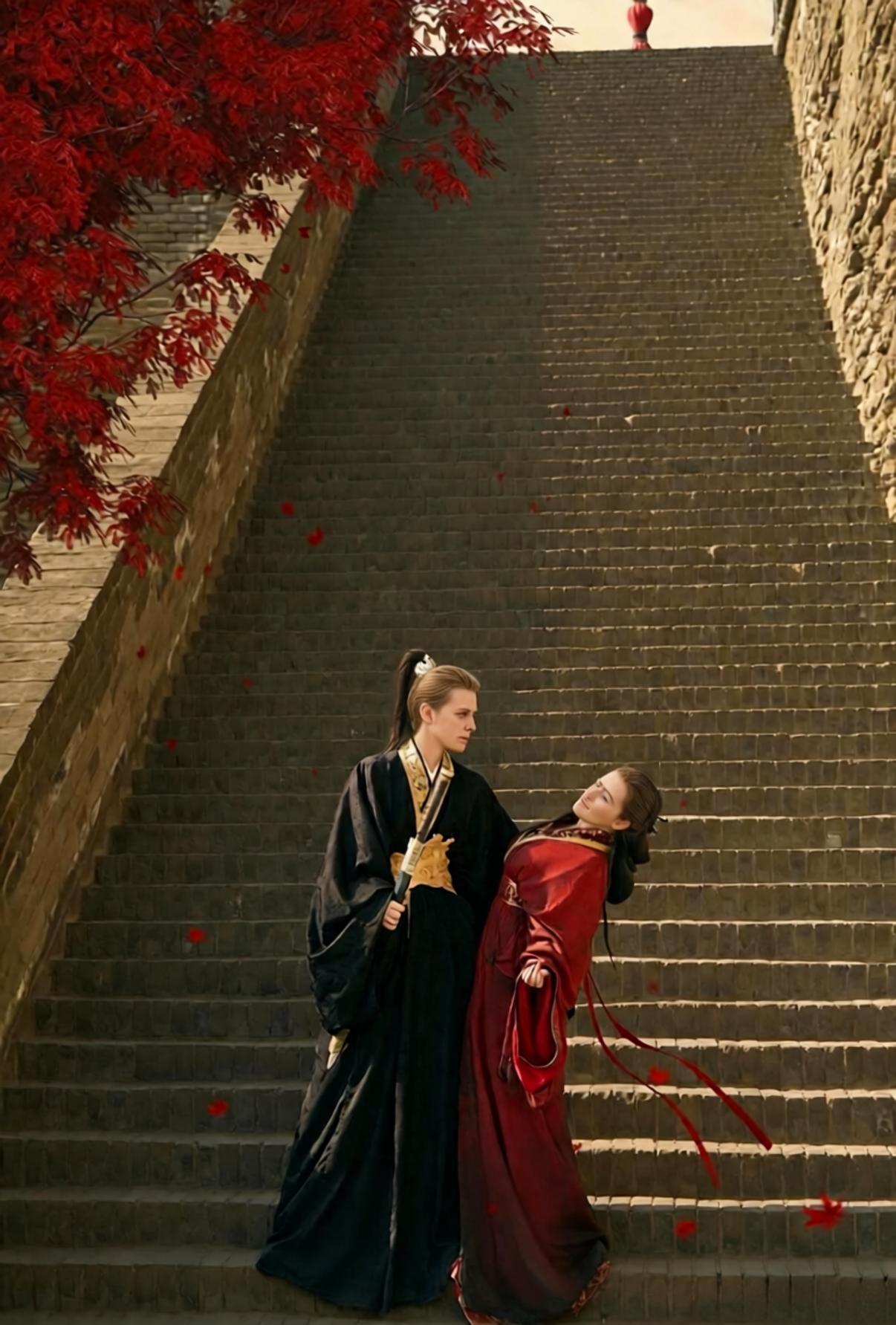 Zhanguopao Couple Photoshoot